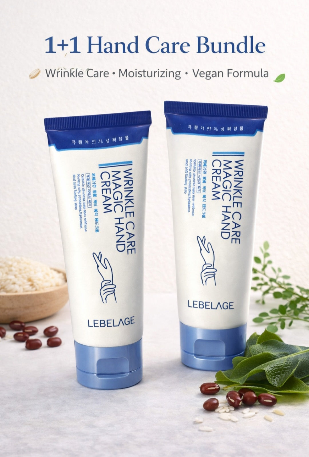 LEBELAGE Wrinkle Care Magic Hand Cream 1+1 Set | 2 x 100ml | Made in Korea