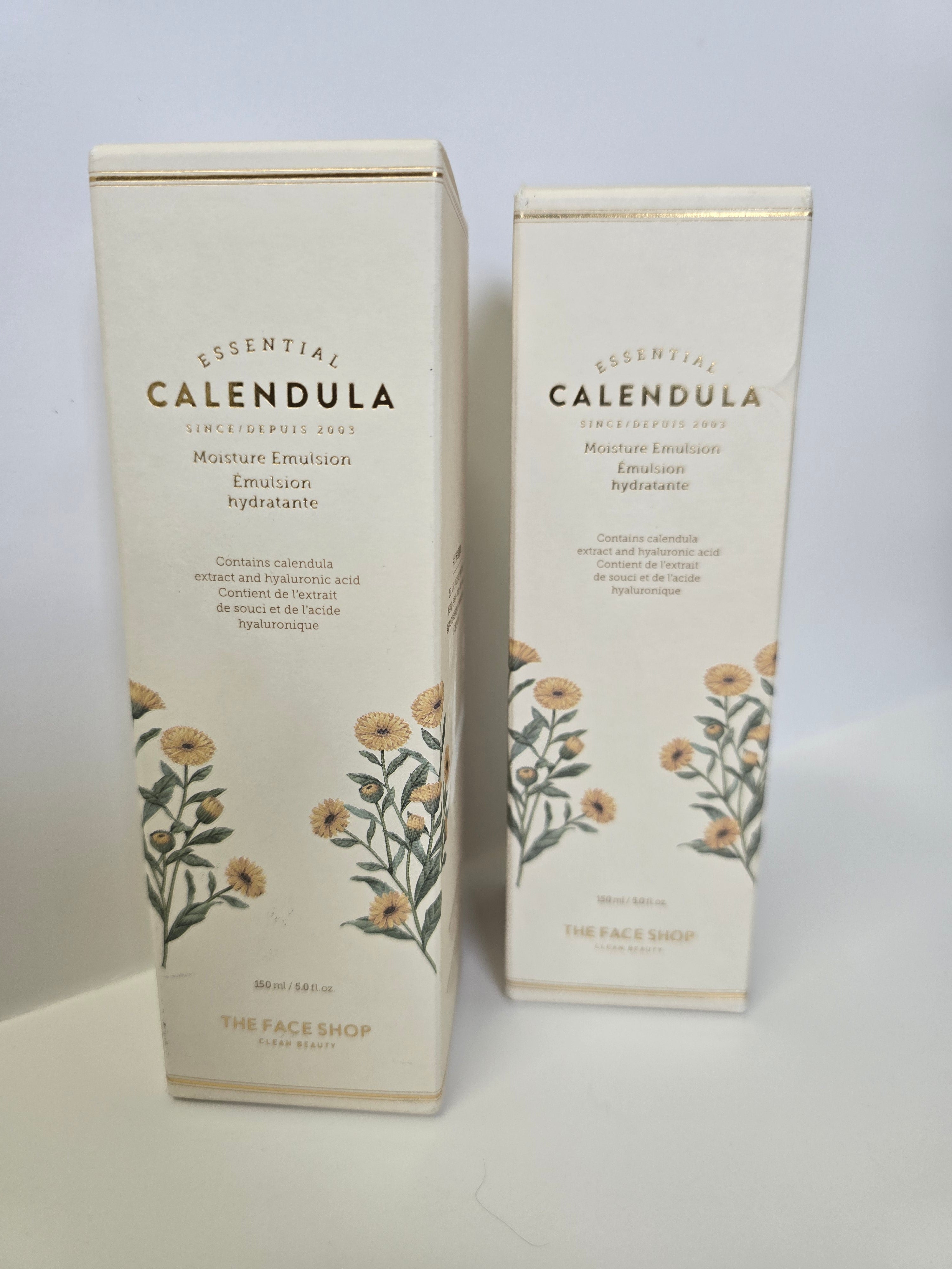 X2 Essential Calendula Moisture Emulsion | Hydrating & Soothing Skincare | The Face Shop