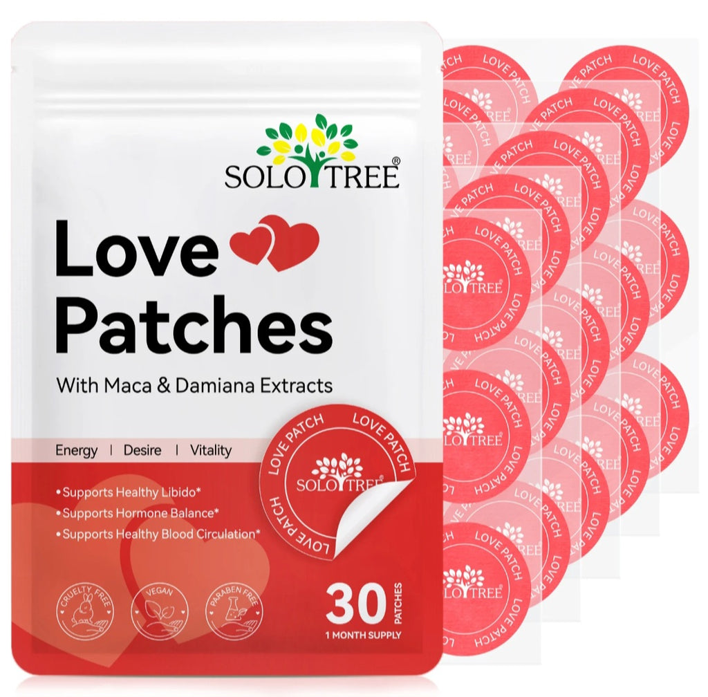 SOLOTREE Love Patches – Maca & Damiana | Energy, Desire & Vitality