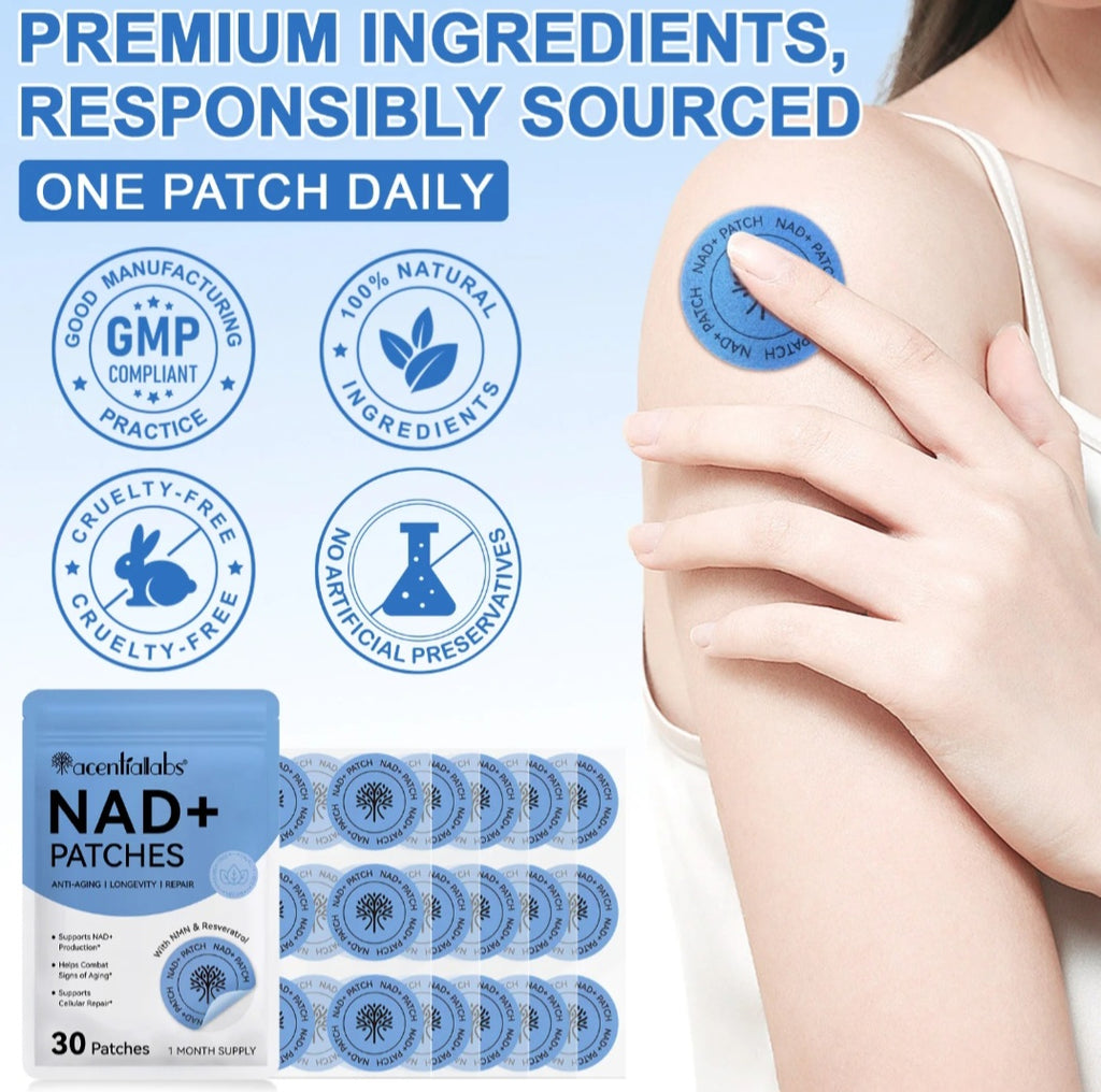 NAD+ Patches – Anti-Aging, Longevity & Cellular Repair (30 Patches)