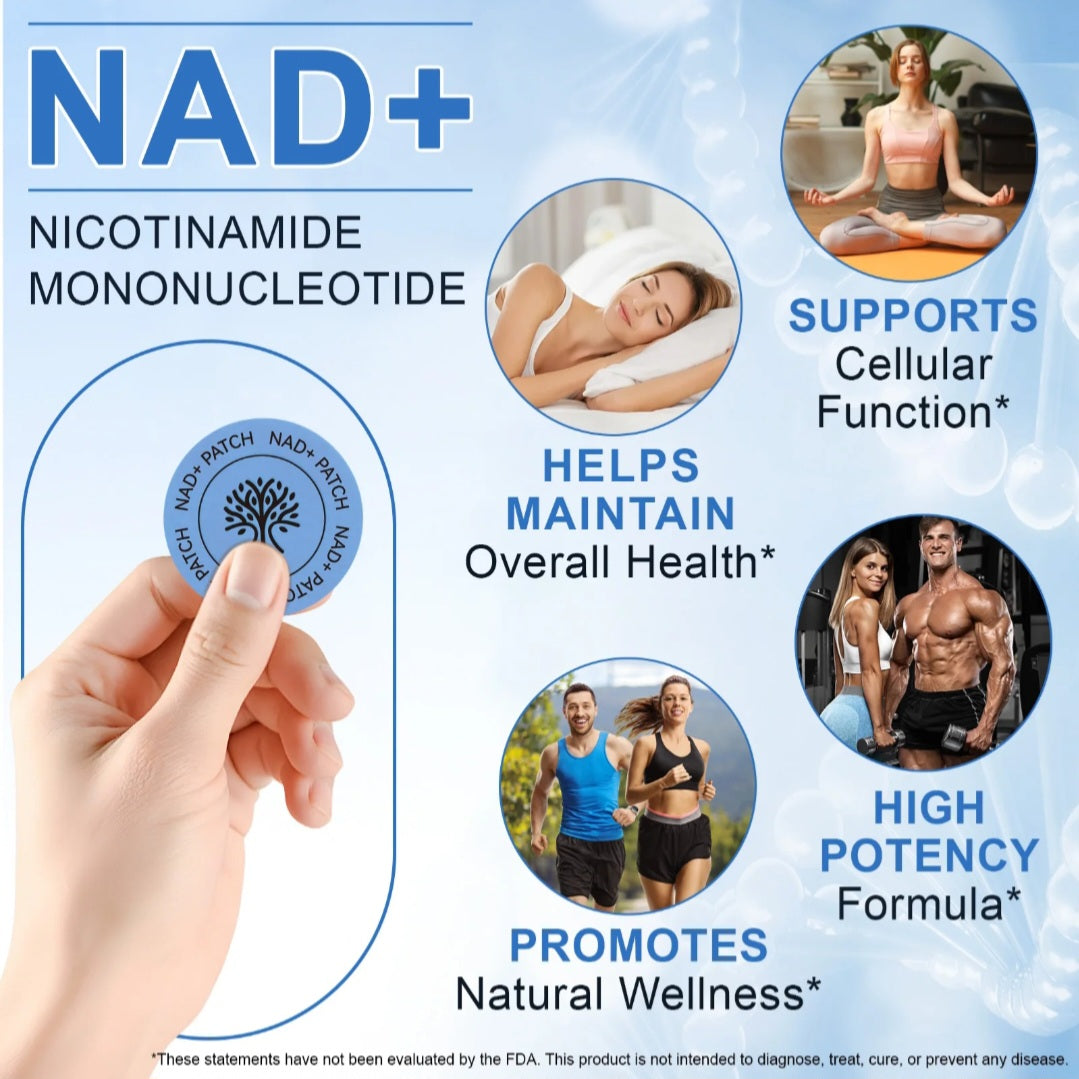 NAD+ Patches – Anti-Aging, Longevity & Cellular Repair (30 Patches)