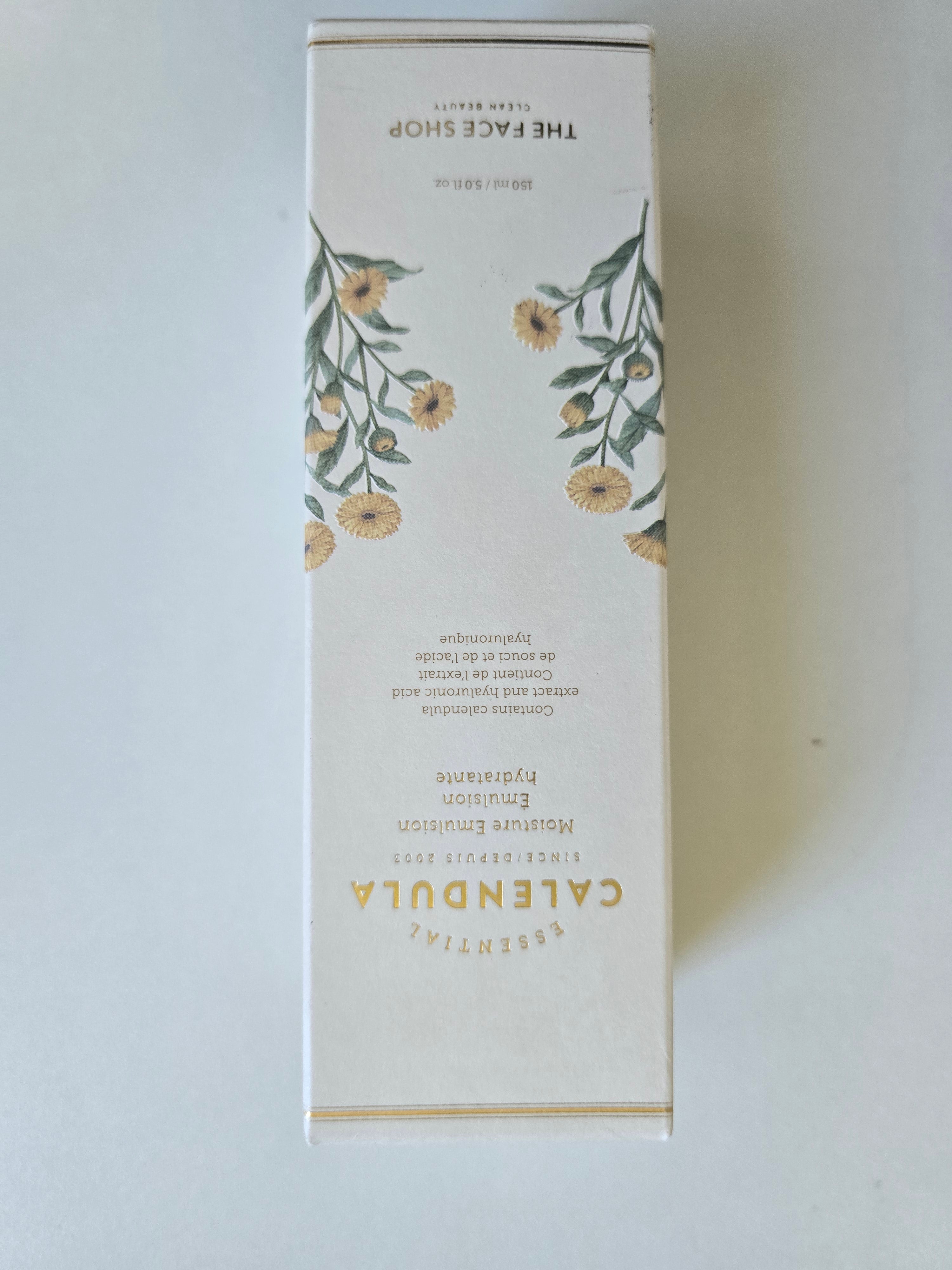 X2 Essential Calendula Moisture Emulsion | Hydrating & Soothing Skincare | The Face Shop