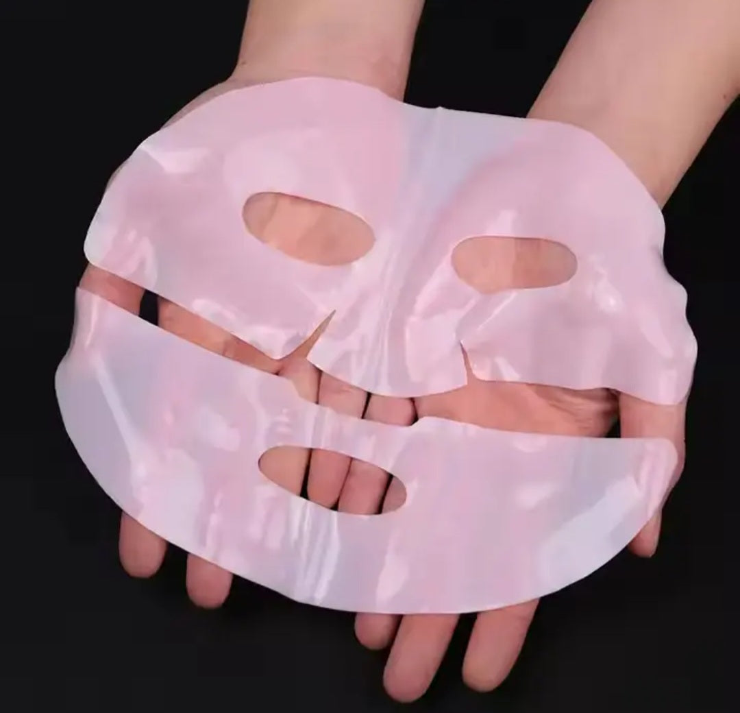 X2 pack of Korean Pink Cooling Gel Face Mask