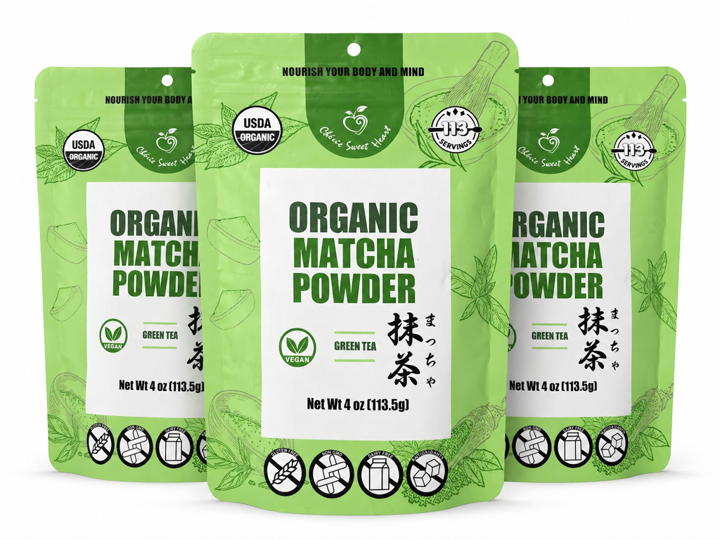 X2 Organic Matcha Powder Green Tea – USDA Organic, Vegan, Non-GMO, Antioxidant-Rich Matcha Tea Powder | 4 oz (113.5g) – Pack of 2