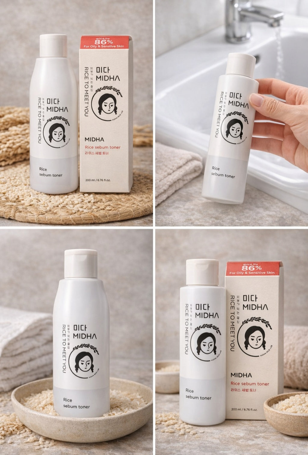 X2 Rice Serum Toner – Korean Skincare Toner for Oily,  Sensitive Skin
