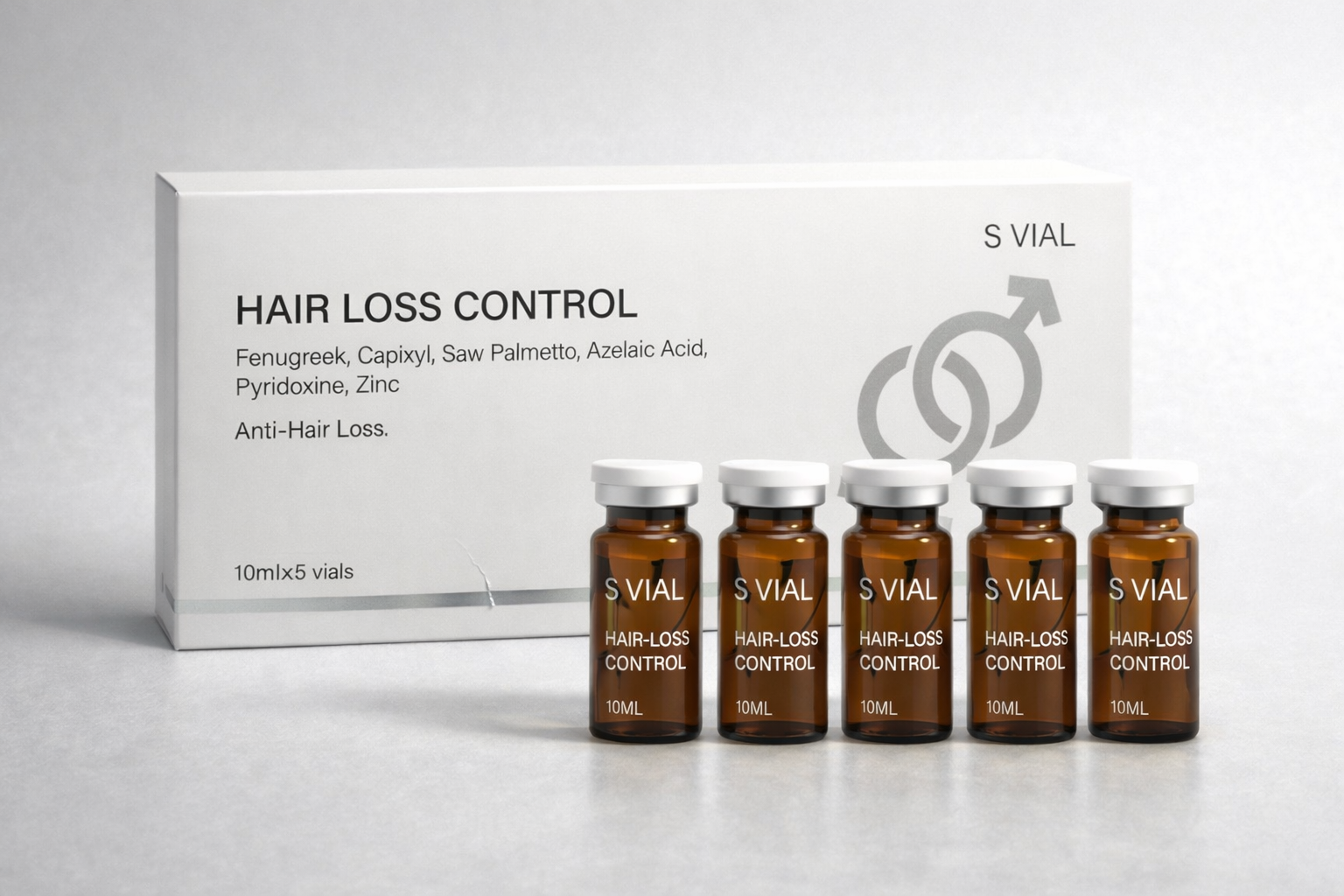 Hair Loss Control Ampoule Set 10ml x5 | Anti Hair Loss Scalp Treatment Serum