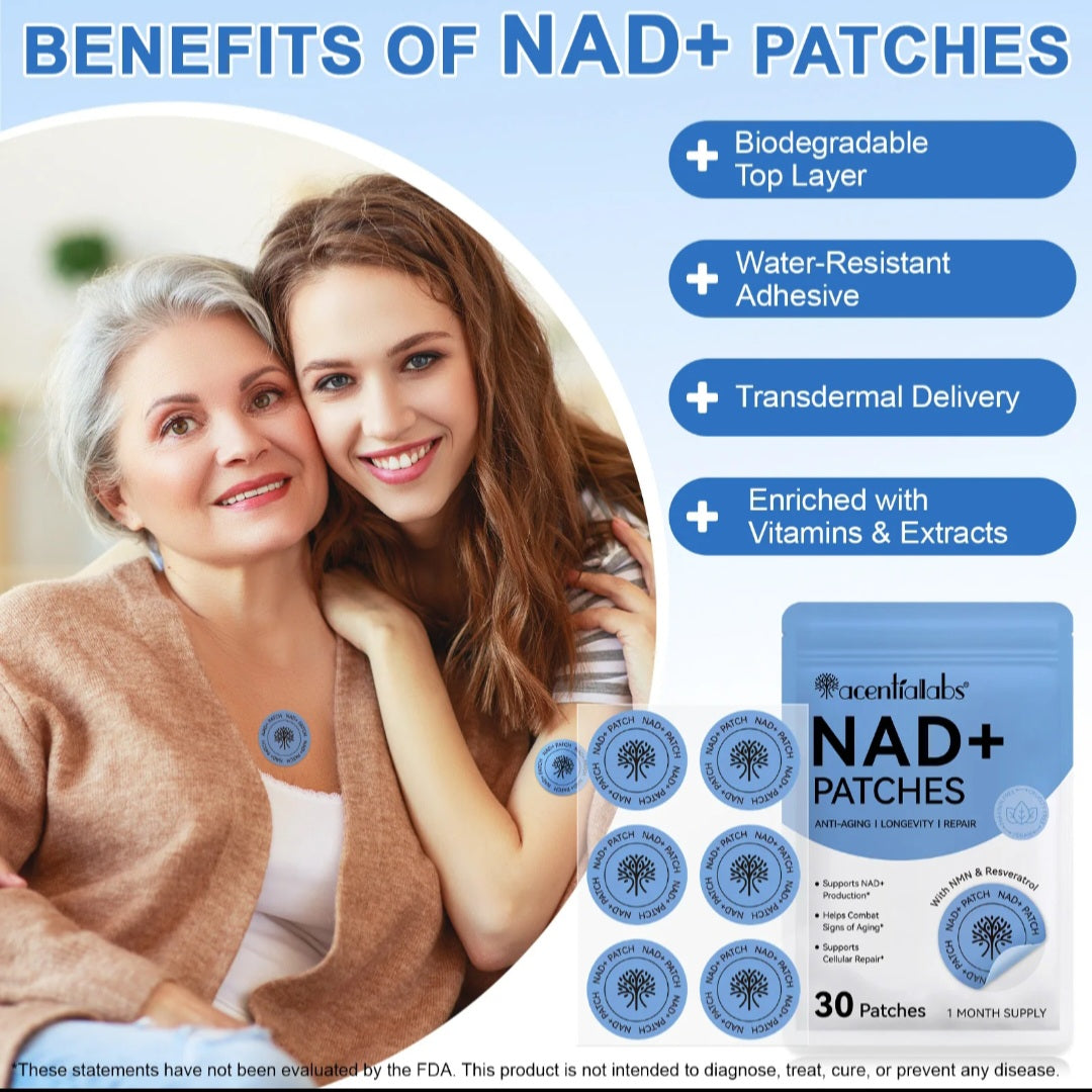 NAD+ Patches – Anti-Aging, Longevity & Cellular Repair (30 Patches)